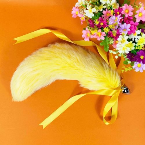 real fur fox tail plug