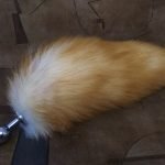 Brown Fox Tail Butt Plug, Real Fur Fox Tail plug 17 inches photo review